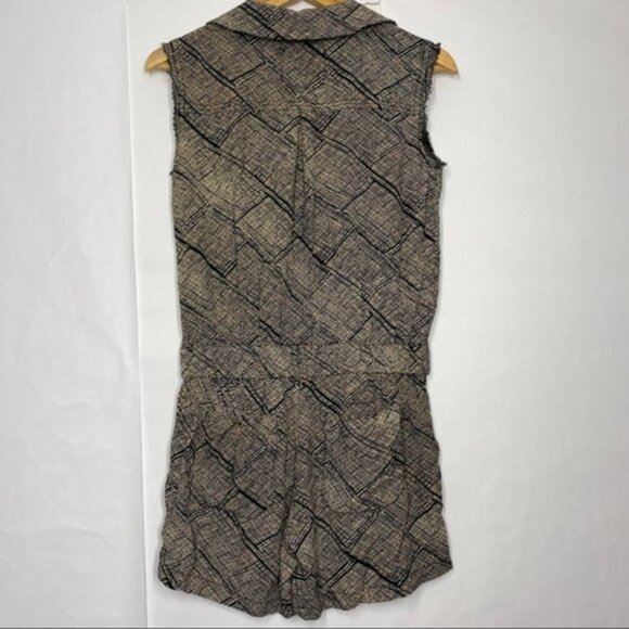 Anthropologie Hei Hei Nova Romper Black White Women Size XS - Picture 3 of 6